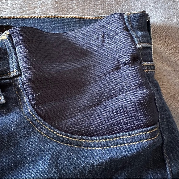 J Brand Mama J Rail FLEETING Denim Dark Wash Maternity Side Panel Jeans Size 25 - Picture 8 of 15